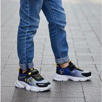 Wisco 065 Siyah-Mavi-Sarı Erkek Çocuk Spor Ayakkabı