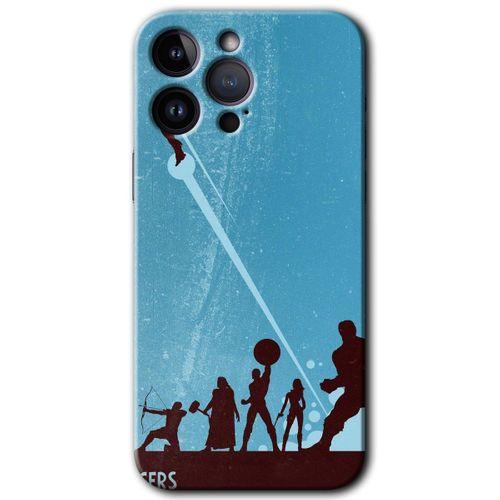 iPhone 14 Pro Kılıf HD Desen Baskılı Arka Kapak - Avengers Team