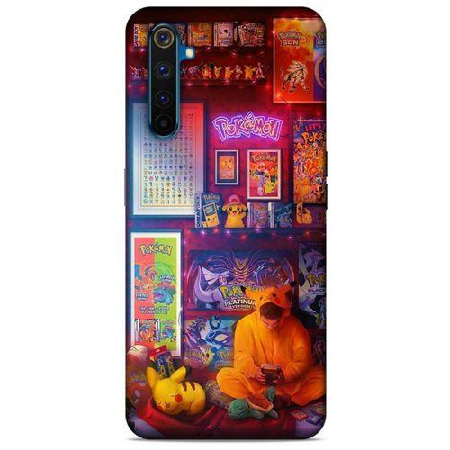 Retro (27) Desen Tasarımlı Kılıf Renkli Oppo Realme 6 Kılıf