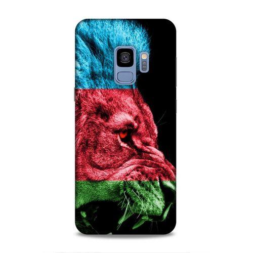 Samsung Galaxy S9 Uyumlu Kılıf Azarbaijan (24) Darbe Emici Kılıf Bayrak Aslan