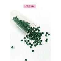 Dökme Cam Kum Boncuk Büyük Boy (6/0) 4 mm - 20 Gram - Koyu Yeşil - BNC104