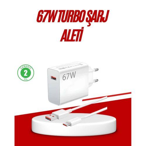 67 Watt Type C Hızlı Şarj Cihazı Huawei P30 P40 Mate 20 Pro Uyumlu