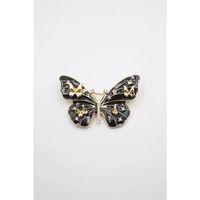Kelebek Broş - Siyah