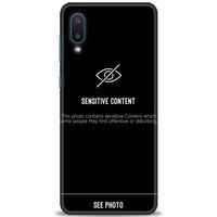 Samsung Galaxy A02 Kılıf HD Baskılı Kılıf - Sensitive Content + Tam Ekran Koruyucu