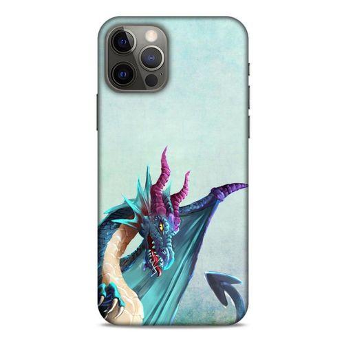Apple iPhone 12 Pro Kılıf Dragons (19) Kılıfları Mavi Ejderha