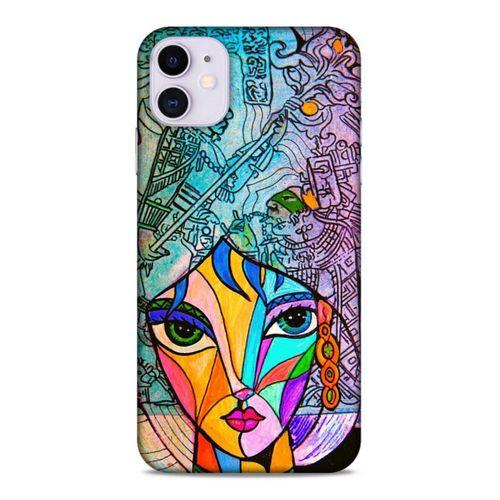 Lopard Apple Iphone 11 Uyumlu Kılıf Sürreal Yüzler ♀ (48) Bumper Kılıf Desenli