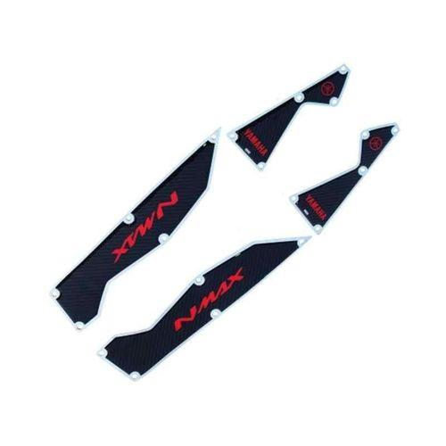 SEVGENT Yamaha Nmax 2015 - 2020 Uyumlu Kırmızı Krom Ayak Basamak