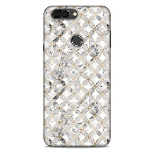 Mermer Desenli (37) Tema Silicone Cover Gümüş Gri Vestel Venüs V6 Kılıf