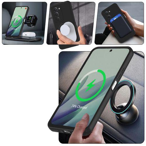 Xiaomi Redmi 15 Kılıf M-safe Şarj Özellikli Standlı Zore Samara Kapak