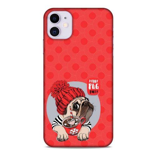 Animax Bereli Pug Apple Iphone 11 Kılıf Desenli Silikon