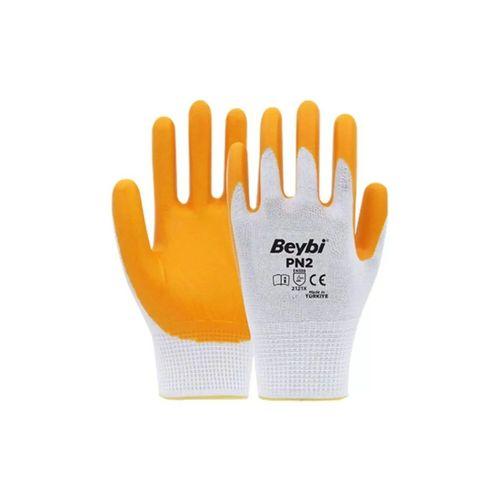 Pn2 Sarı Iş Eldiveni Polyester No:10 Örme Nitril Beybi Royaleks Group - 1 Çift