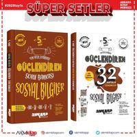 Ankara Yayıncılık 5. Sınıf Sosyal Bilgiler Güçlendiren Soru Bankası ve 32 Haftalık Deneme Seti 2 Kitap