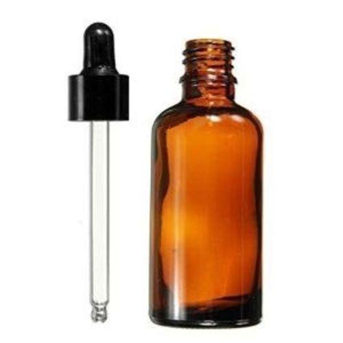 Amber Cam Şişe 10ml Beyaz Kapak Cam Damlalıklı Dereceli
