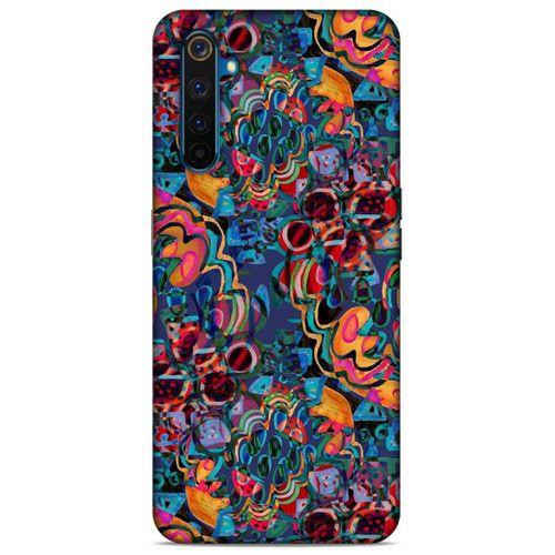 Lopard Oppo Realme 6 Pro Uyumlu Kılıf Soyut Sanat (28) Desenli Arka Kapak