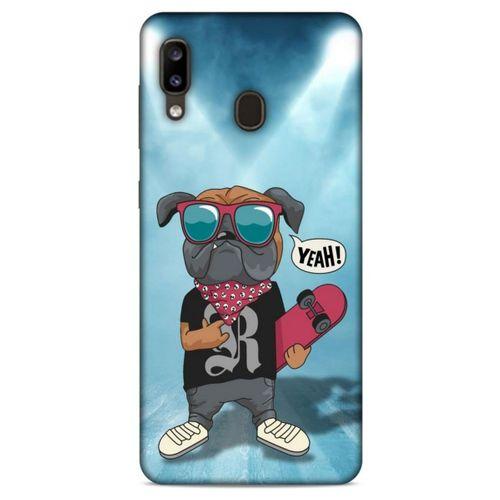Samsung Galaxy A20 Kılıf Köpek Kıyafetleri (4) Koruma Kılıfı Bulldog Fular