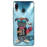 Samsung Galaxy A20 Kılıf Köpek Kıyafetleri (4) Koruma Kılıfı Bulldog Fular