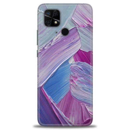 Xiaomi Redmi 10C Kılıf HD Baskılı Kılıf - Purple + Tam Ekran Koruyucu