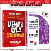 Yediiklim 2026 KPSS Ortaöğretim Önlisans Memur Ol Soru ve Yargı Tüm Dersler 5 li Deneme Seti 2 Kitap