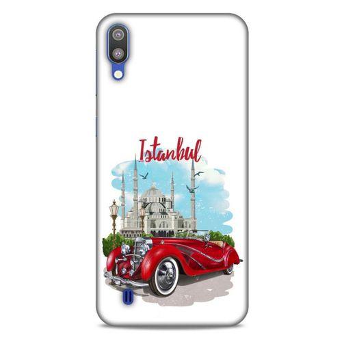 Retro (22) Desen Tam Koruma Kılıfı Renkli Samsung Galaxy M10 Kılıf