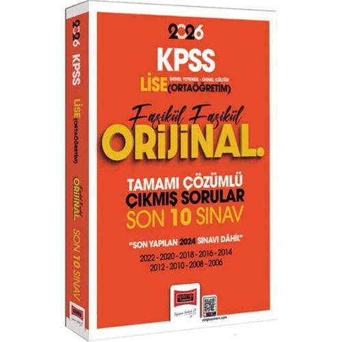 2026 KPSS Lise Ortaöğretim GK GY Fasikül Fasikül Orijinal Tamamı Çözümlü Çıkmış Son 10 Sınav Yargı Yayınları