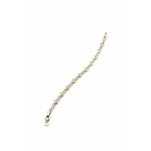 Zirkon Taşlı Bileklik - Gümüş