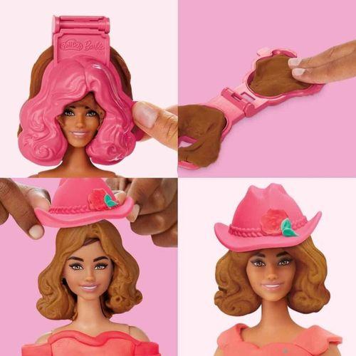 G1360 Barbie Çiçek Desenleri ve Püsküller Hamur Oyun Seti +3 yaş