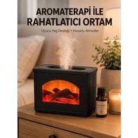 Aromaterapi Uyumlu Ultrasonik Oda Nemlendirici Ayarlanabilir Sis Çıkışlı