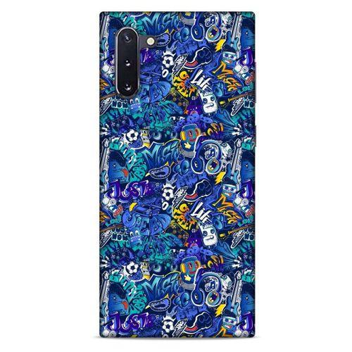 Graffitix (2) Desenli Silikon Kapak Samsung Galaxy Note 10 Kılıf