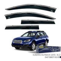 Subaru Outback 2015 Sonrası - Kromlu Cam Rüzgarlığı 4Lü Parça