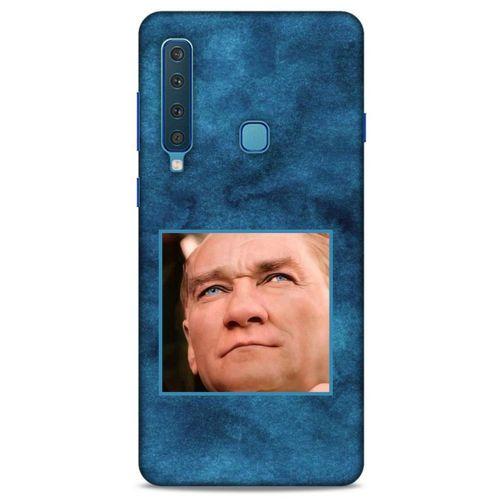 Samsung Galaxy A9 2018 Kılıf Atatürk (26) Tpu Silikon Kılıf Mavi Gök