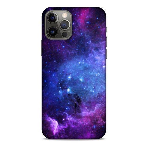 Apple iPhone 12 Pro Uyumlu Kılıf Mor Delisi (6) Silikon Kılıf Yıldızlar