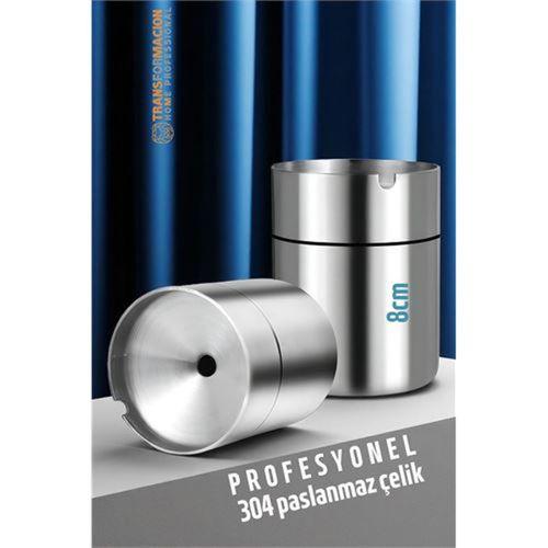 Zhltools Duman Vermeyen At Sönsün Küllük - Çelik Metal Kül Tablası -Masaüstü Küllük