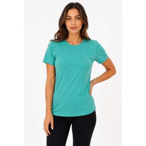 Basic Tişört Bisiklet Yaka Kısa Kol Günlük Yazlık Slim Fit T-Shirt - Su Yeşili