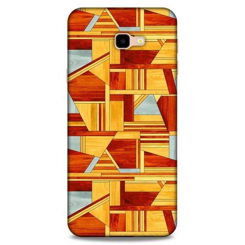 Lopard Samsung Galaxy J4 Plus Uyumlu Kılıf Wood'X (44) Tough Armor Kılıf Desenli