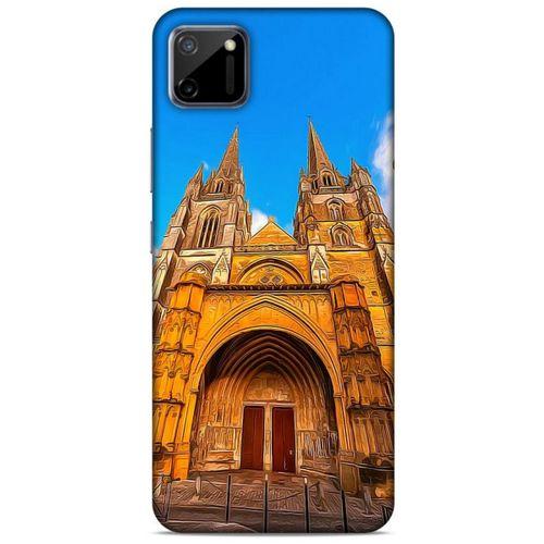 Oppo Realme C11 Kılıf Dünya Mimarisi (15) Antişok Kılıf Santa Maria Fransa