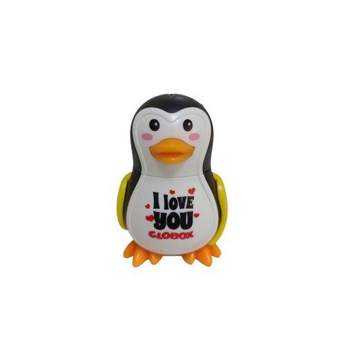 GLOBOX KALEMTRAŞ+SİLGİ (PENGUEN) ( Siyah )