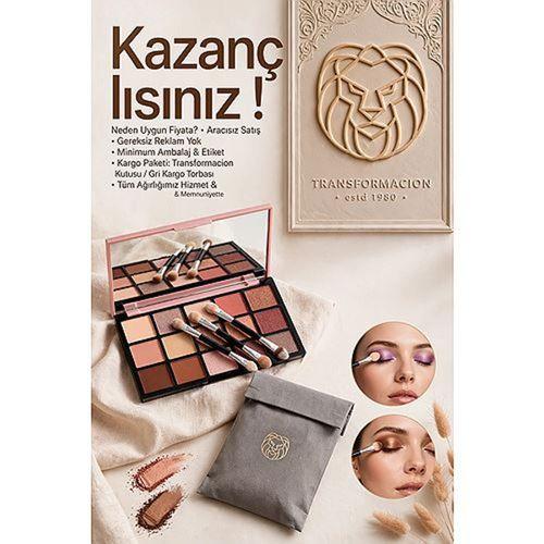 6'lı Çift Uçlu Far Aplikatörü Seti 6.2 cm Göz Makyaj Süngeri 723479