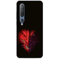 Xiaomi Mi 10 Kılıf Dragons (16) Kalın Kılıf Kırmızı King Ejderha