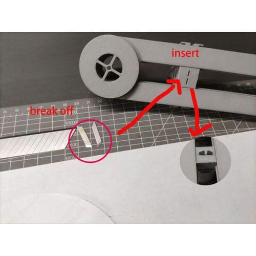 Daire Dilimleyici V1.1 (Bu ürün Sadece Plastik parçadır - Almadan Önce Soru Sorabilirsiniz)