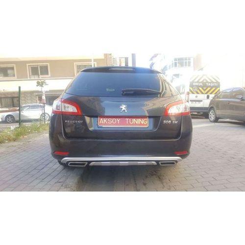 Peugeot 508 SW Egzoz Görünümlü Arka Difüzör
