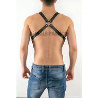 Deri Erkek  Dansçı Kostüm - Erkek  Deri Dans Aksesuar - Gogo Giyim - Brfm4