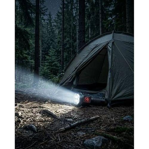 3 Led El Feneri 5 Modlu Güçlü Aydınlatma Ve Metal Klipsli