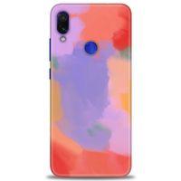 Xiaomi Redmi Note 7 Kılıf HD Baskılı Kılıf - Kırmızı + Tam Ekran Koruyucu