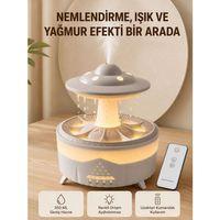 Ufo Yağmur Efektli Hava Nemlendirici 350 Ml Rgb Işıklı Uzaktan Kumandalı