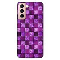 Lopard Samsung Galaxy S21 Uyumlu Kılıf Patchwork (5) Koruma Kabı