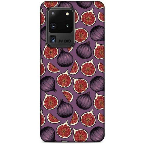 Frutix İncir 02 Samsung Galaxy S20 Ultra Kılıf Desenli Silikon