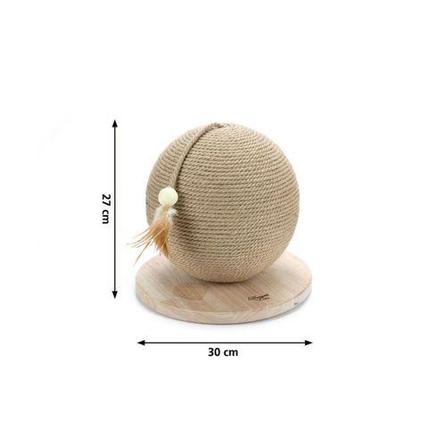 Beeztees DBL Kedi Tırmalama ve Oyuncağı, 30x30x27cm