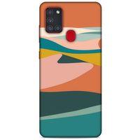 Samsung Galaxy A21s Uyumlu Kılıf Yeşil Delisi (23) Ultra Koruma Kılıfı Çay yeşil