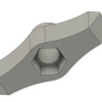 M4 Altıgen Somun Kanat Adaptörü (Bu ürün Sadece Plastik parçadır - Almadan Önce Soru Sorabilirsiniz)