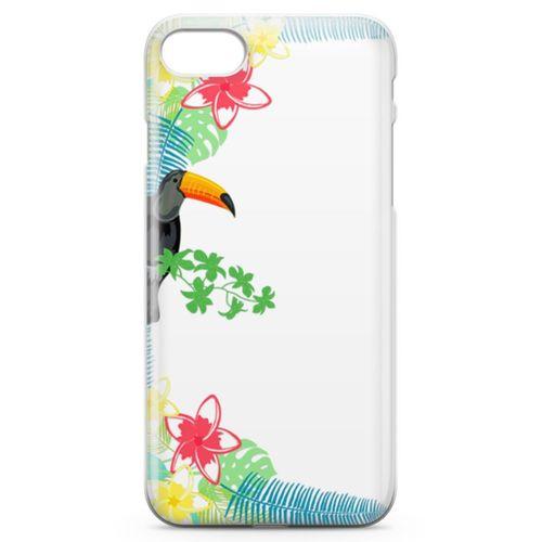 Apple iPhone 8 Kılıf Tukan Kuşu Arka Kapak Koruma Desenli Full Koruyucu